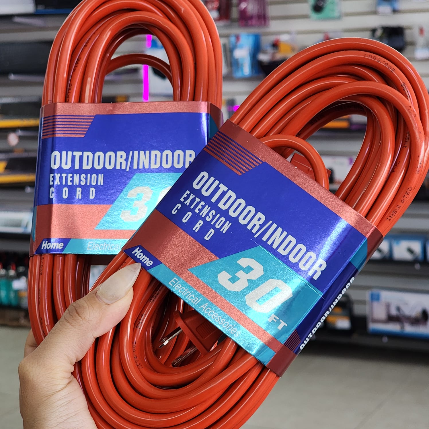 EXTENSION ELECTRICA USO RUDO NARANJA 10M MOREKA CHS10