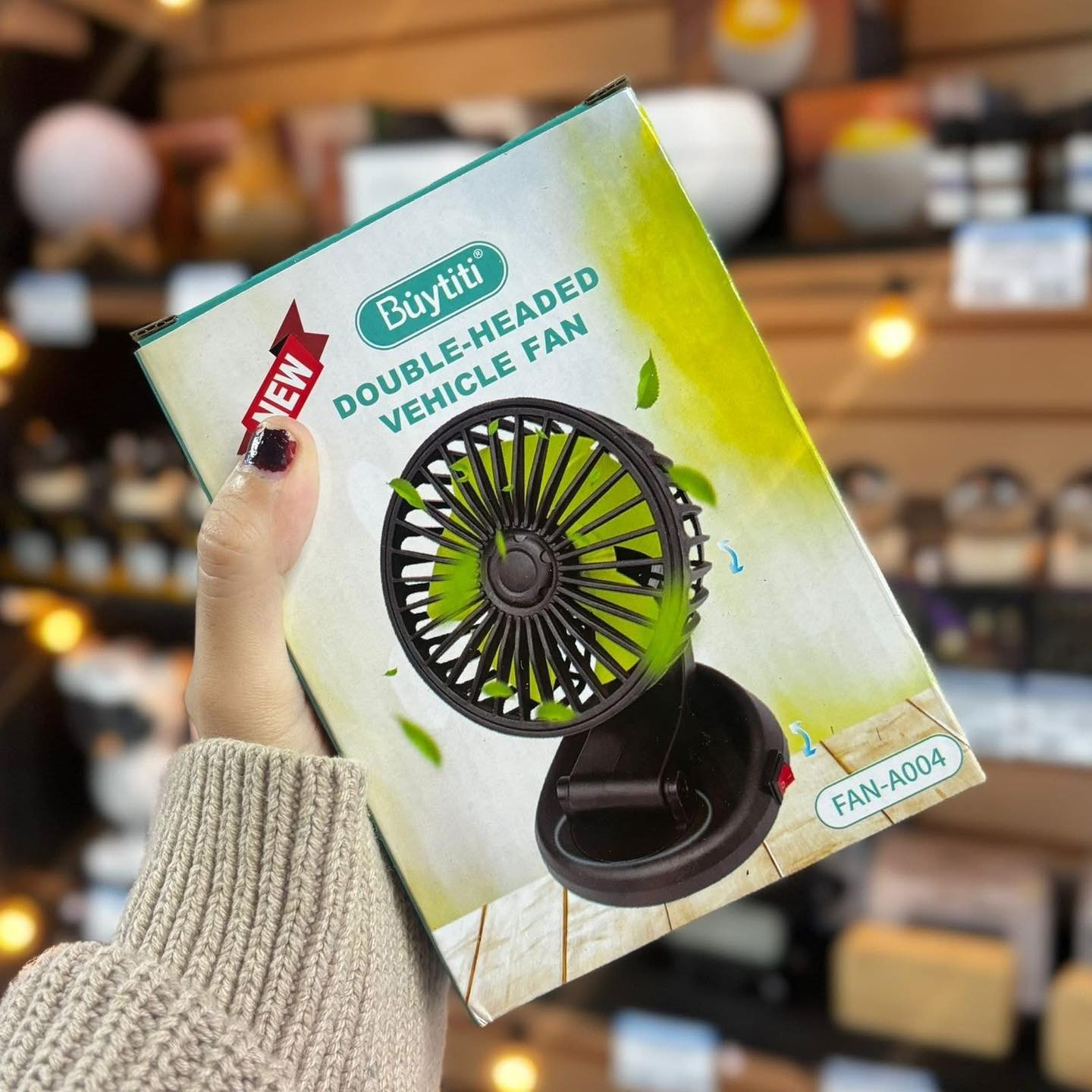 VENTILADOR MINI PARA AUTO ROTACION 360 USB FAN-A004