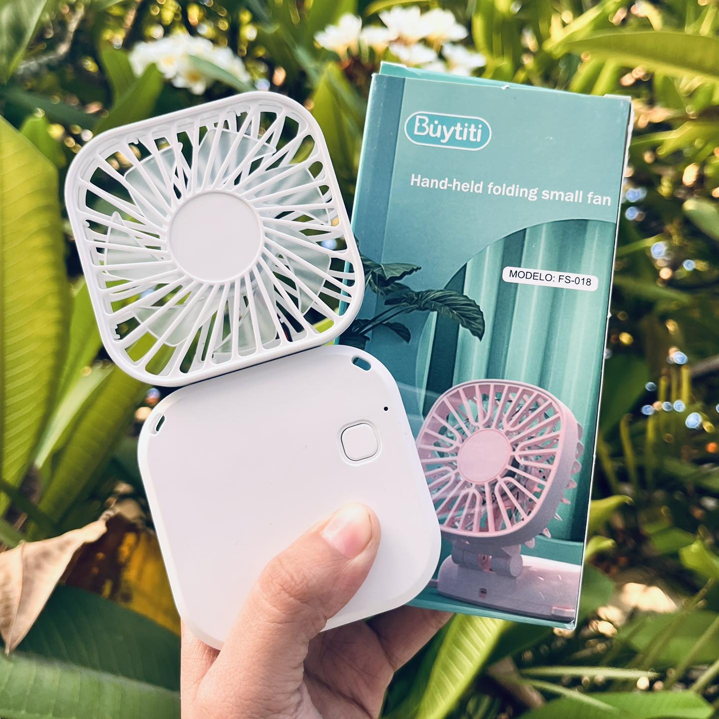 MINI VENTILADOR PORTATIL 3 VEL RECARGABLE FS-018