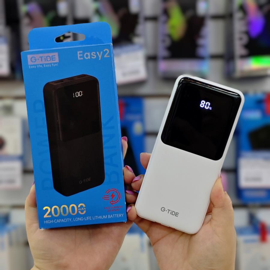 POWER BANK G TIDE EASY 2 20000 MAH 2 EN 1 PANTALLA 22.5W EASY 2