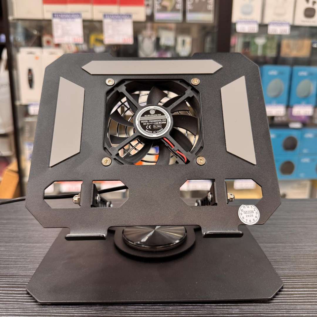 SOPORTE DE LAPTOP METALICO CON VENTILADOR GIRATORIO