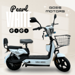 BICICLETA ELECTRICA GOES MOTORS GOGO MOTO BLANCO