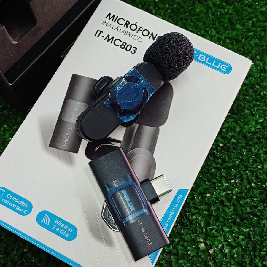 MICROFONO DE SOLAPA INALAMBRICO TIPO C  IT-MC803/IT-MC850