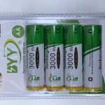 BATERIA RECARGABLE AA PAQ 4 PZAS 3000MAH NH07-14