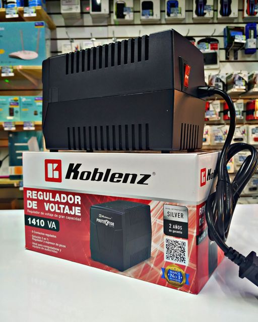 REGULADOR 8 CONTACTOS 1410 VA / 700W HOGAR U OFICINA KOBLENZ RS-1410