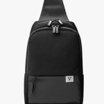 MOCHILA PECHERA CRUZADA VORAGO CB-300 NEGRO A PRUEBA DE AGUA