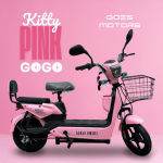 BICICLETA ELECTRICA GOES MOTORS GOGO MOTO ROSA