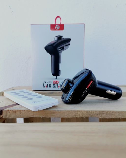 TRANSMISOR PARA AUTO BT/FM CON ENTRADA USB