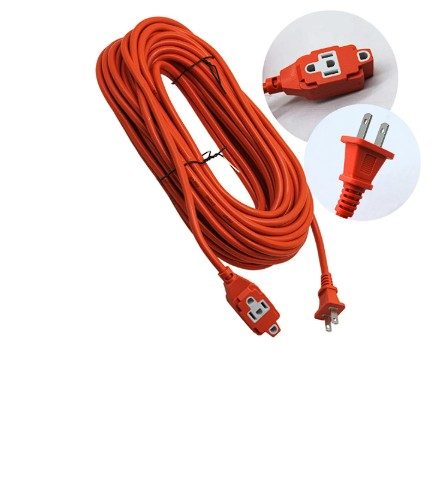 EXTENSION ELECTRICA INTERIOR 3 CONTACTOS 15M NARANJA 1875W WANERGY