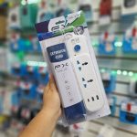 MULTICONTACTO C/2 CONTACTOS/ 2 USB Y 1 TIPO C C/APAGADOR CHA-37F