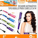 RIZADOR AUTOMATICO TIPO RODILLO CABELLO 34W