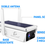CAMARA WIFI CON PANEL SOLAR FULLHD ELEGATE